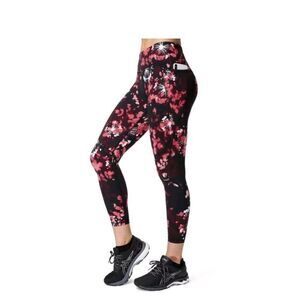 Sweaty Betty Power Pocket Workout Ankle Leggings - Firework Pattern - Size S